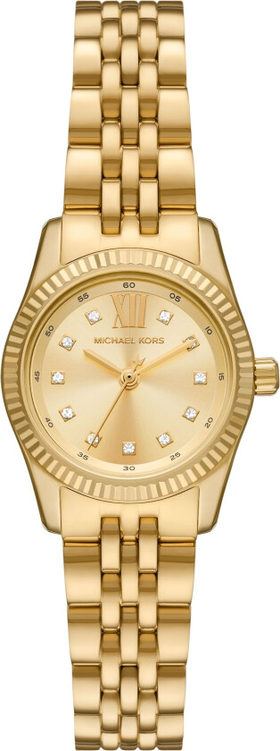Michael Kors Lexington, Dameklokke med gullfarget stållenke