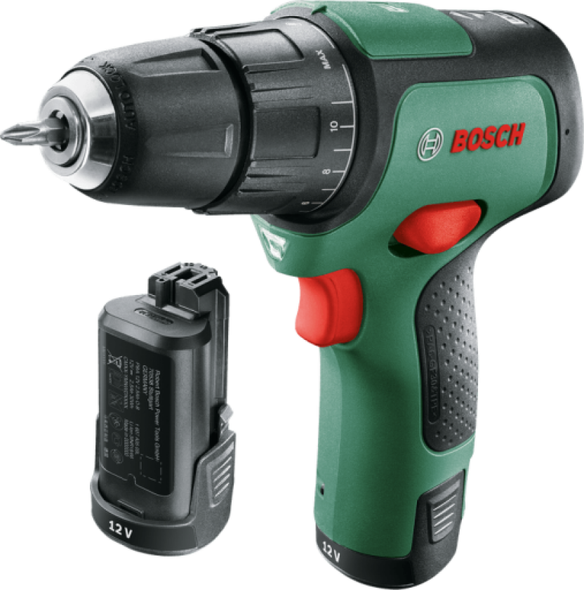 Bosch akku slagboremaskin Easy Impact m. 2batterier 12volt/2,0Ah