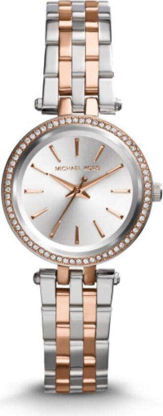 Michael Kors Darci, Dameklokke i stål med lenke og zirkoner