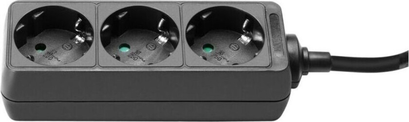 3 Socket EU Power Strip 1.4 m Cable