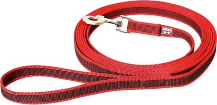 Color & Gray® 20 mm Super-grip Hundekobbel med håndtak - 5 m (Rød)