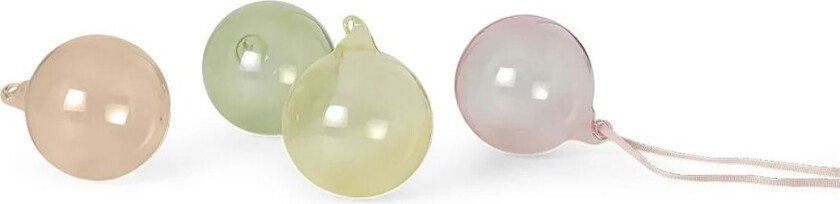 Julekule medium 4-pakning mixed light