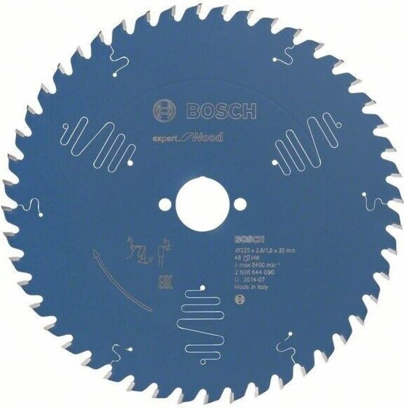 Sirkelsagblad Expert for Wood 225 x 30 x 2,6 mm, 48