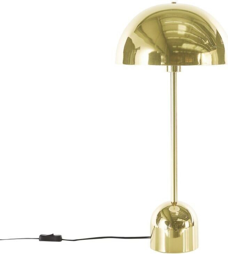 Bordlampe Gull Metall Glanset Kobber 64 cm Nattlampe Skrivebordslampe