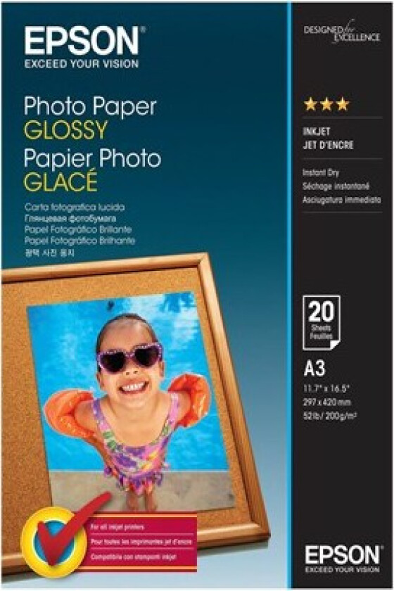 Photo Paper A3 20 sheets / C13S042536