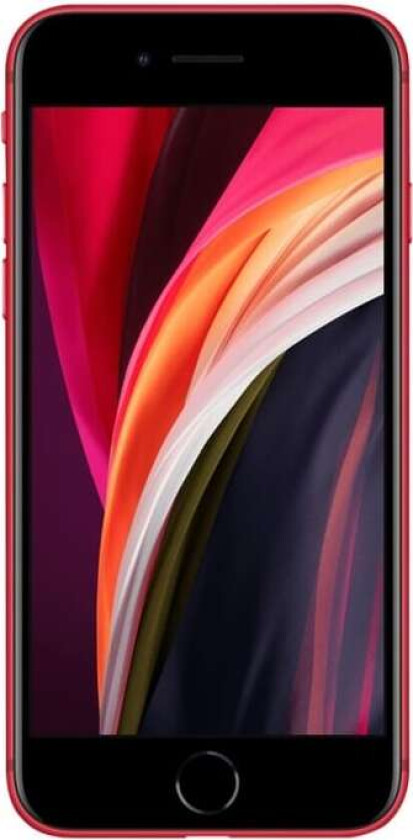 iPhone SE (2nd generation) - (PRODUCT) RED - 4G smartphone - dobbelt-SIM / Internminne 64 GB - LCD-display - 4.7" - 1334 x 750 piksler - rear c