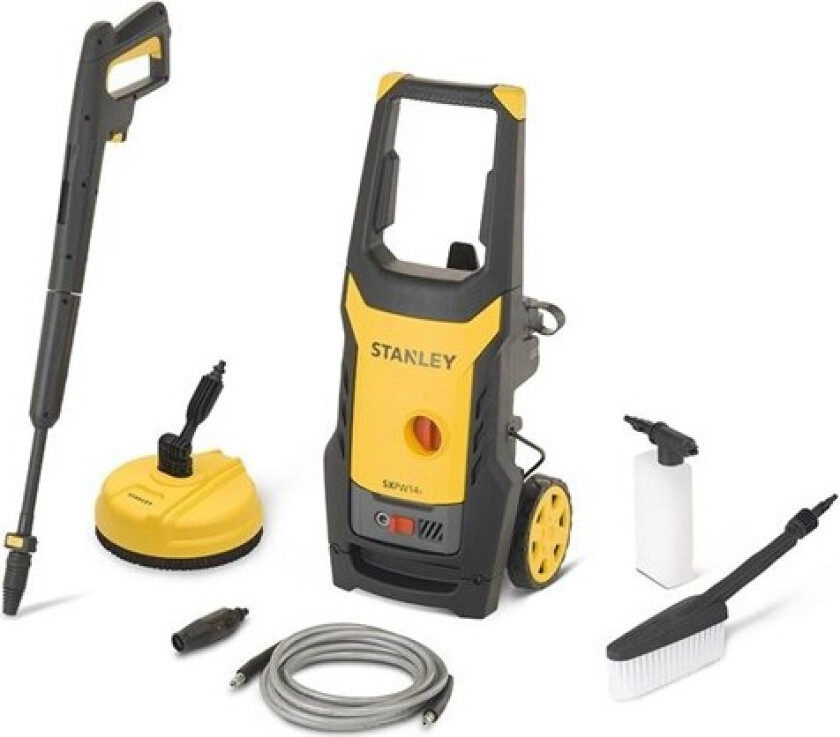 Høytrykksspyler 1400W Electric Pressure Washer With Mini Patio Cleaner And Fixed Brush
