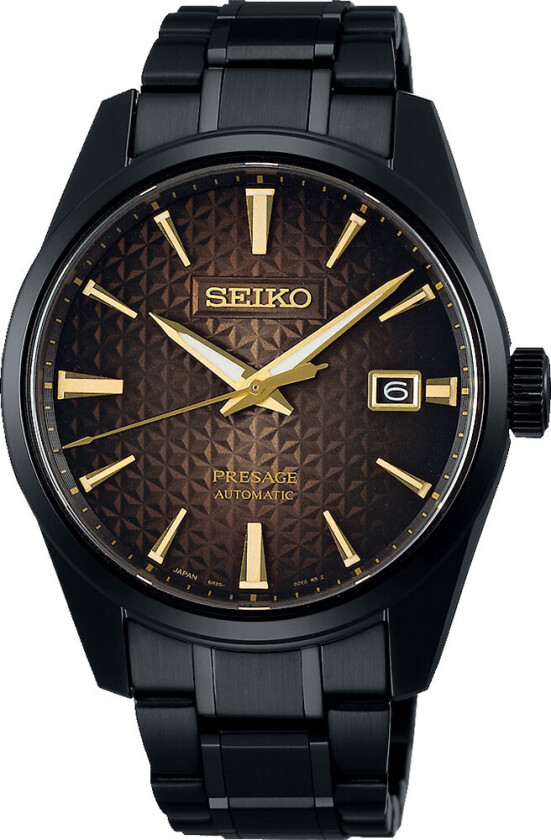 Øyefangende design - Seiko Presage Sharp Edge 140th Anniversary Limited Edition (4000 Pieces Worldwide) SPB205J1 - Automatisk - Sort -...