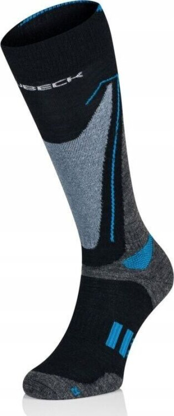 Brubeck Herresokker Snow Force Lys grå/blå L/42-44