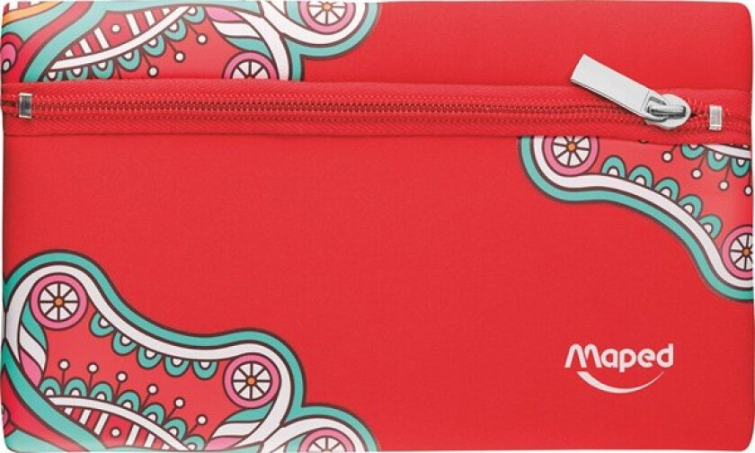 Pencil case Flat Mandala without content