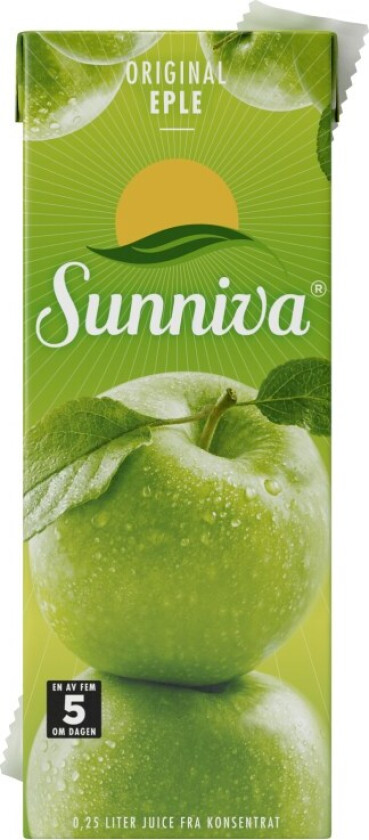 Sunniva Original Eplejuice 0,25l