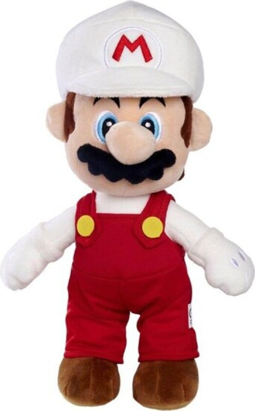Simba Super Mario Bros Mario fire plush toy 30cm