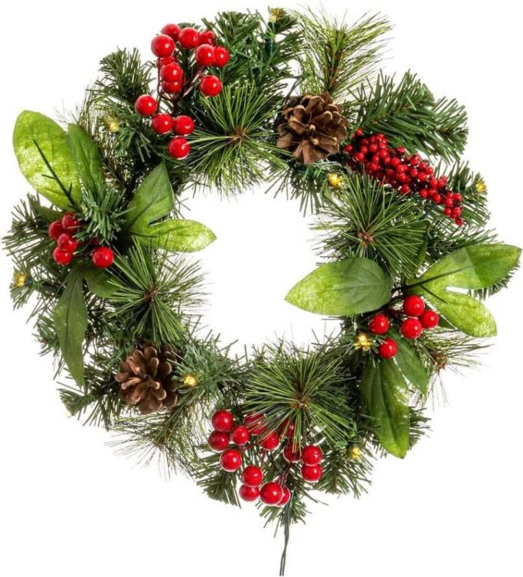 Julekrans PVC Flerfarget Metall 30 x 30 x 10 cm