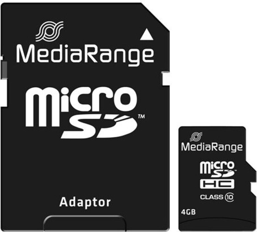 - flash memory card - 4 GB - microSDHC