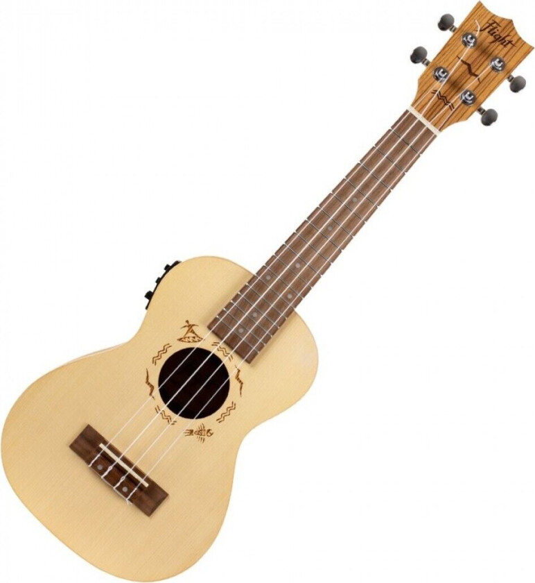DUC525CEQ Concert Electro Ukulele Zeb B&S