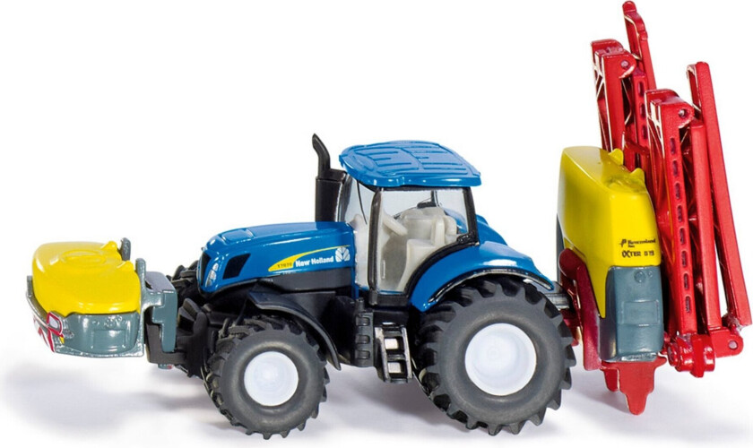 Siku 1:87 New Holland Tractor With Crop Sprayer