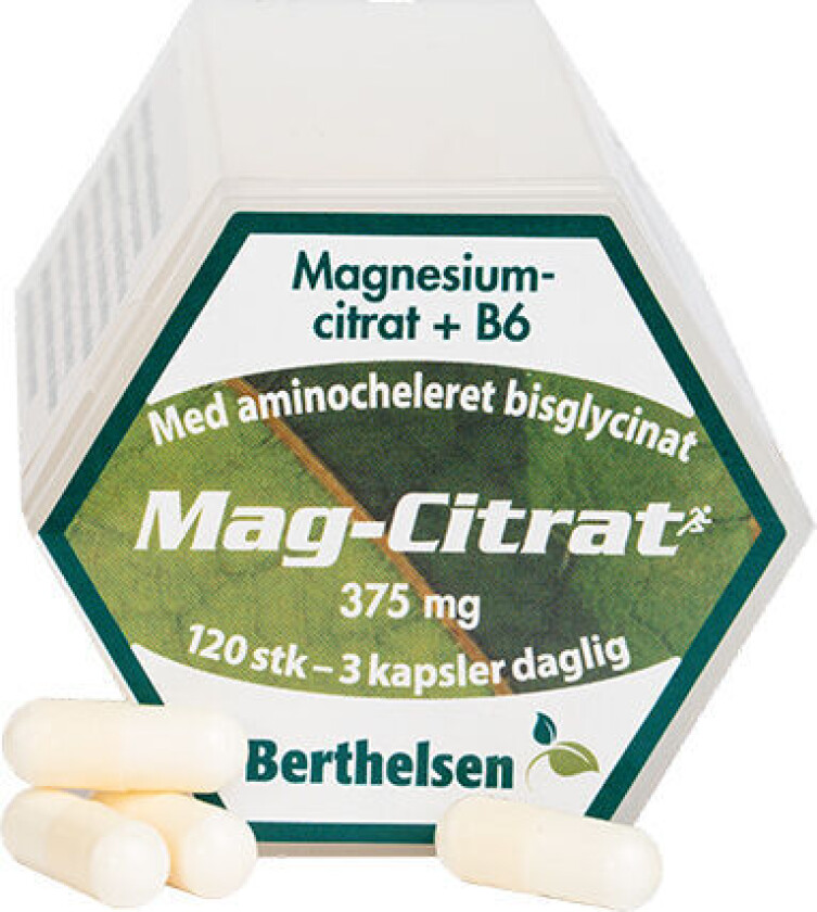Naturprodukter - Mag-Citrat+B6 110 g 120 stk.