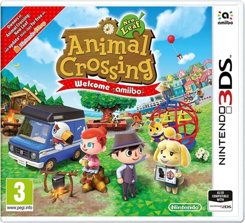 Animal Crossing: New Leaf - Welcome Amiibo - Nintendo 3DS - Action