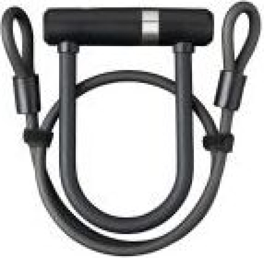 Newton Pro UL + Cable 100/10 U-lock Varefakta,SBSC, Finanssialan, Sold Secure Silver, ART 2, Approved in:Denmark, Sweden, Finland, Black,