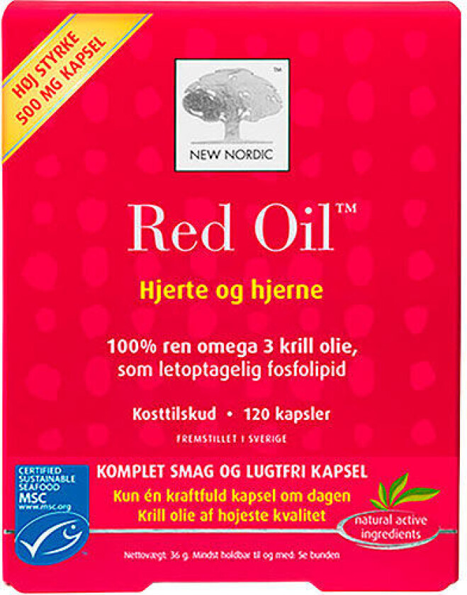 Red Oil Omega-3 Krillolje - 120 Kapslar