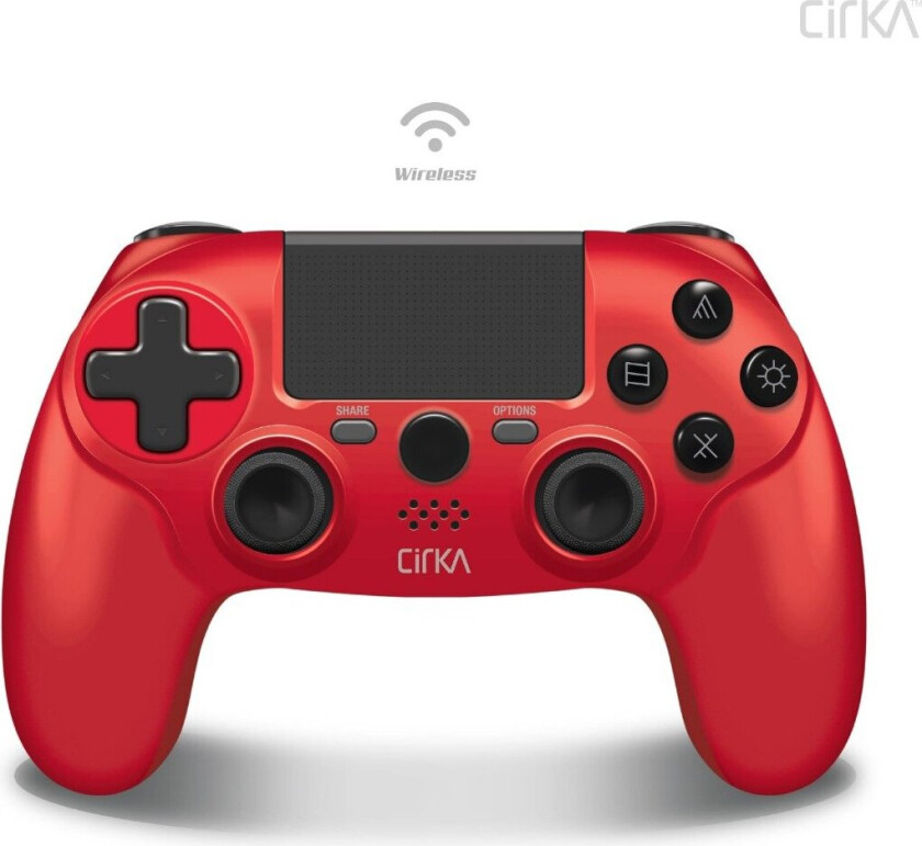 Hyperkin Cirka NuForce WLC PlayStation 4 trådløs kontroller (rød)