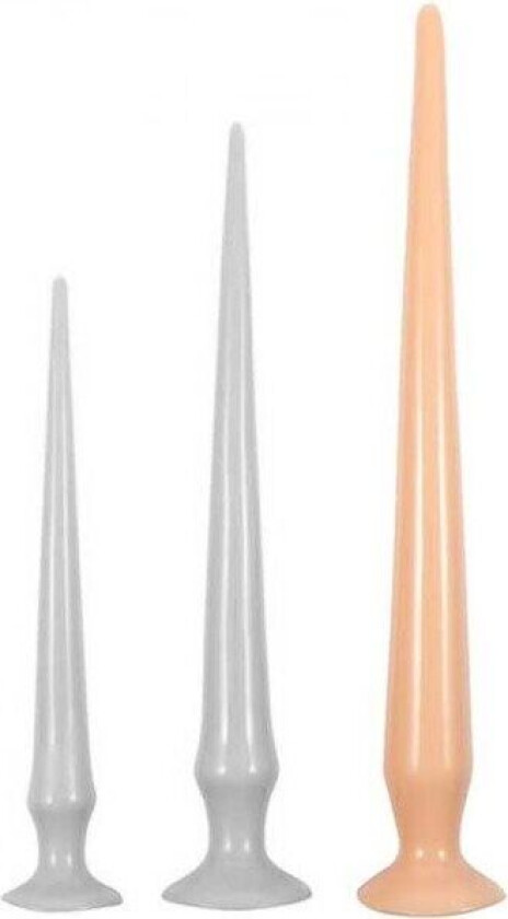 Long Dildo Tail Flex Flesh 48 cm Ekstra lang analdildo