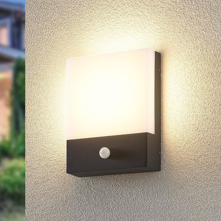 Vanira LED-vegglampe til uteområdet sensor