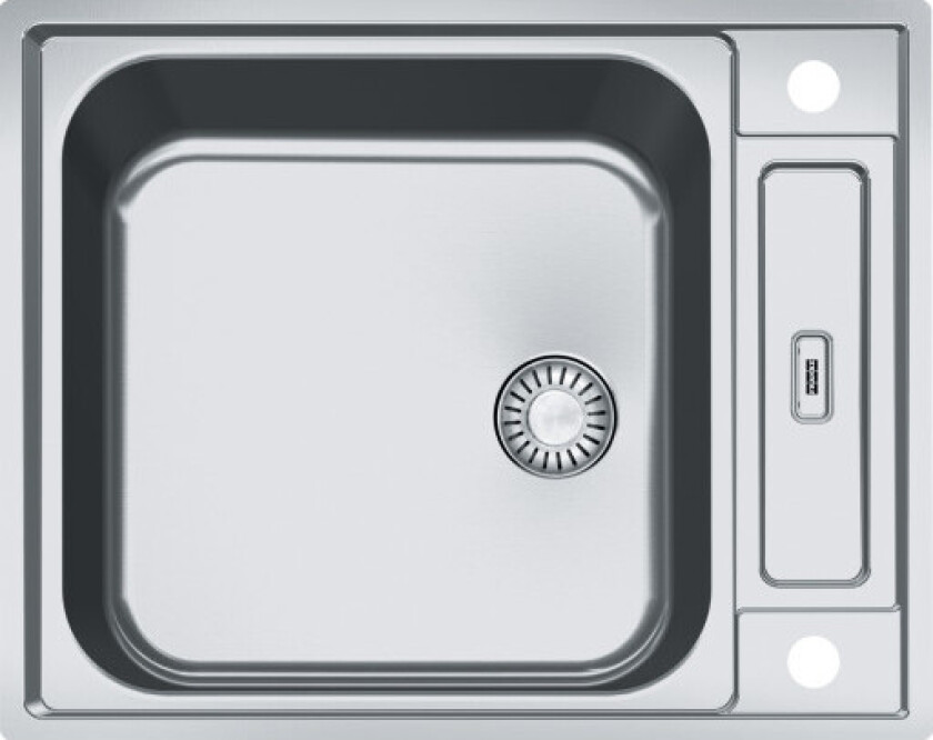 Argos AGX 210 kjøkkenvask, 62,5x51 cm, rustfritt stål