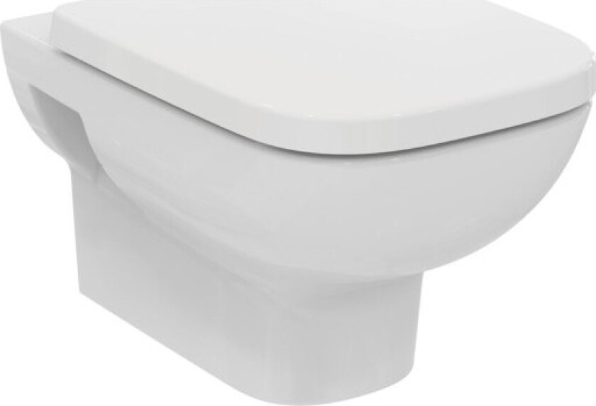 Ideal Standard i.life A vegghengt toalett, uten skyllekant, hvit