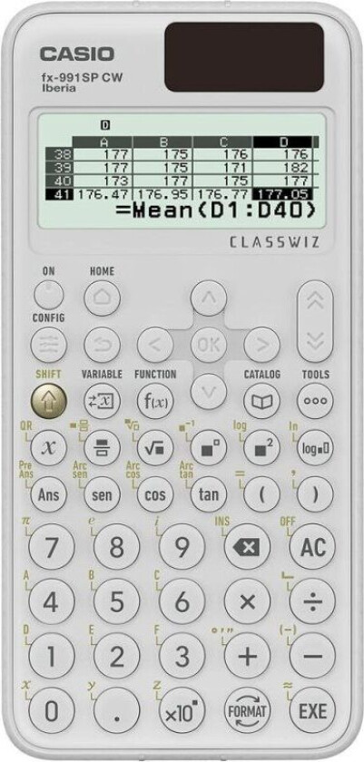 Vitenskapelig kalkulator Casio Blå Hvit