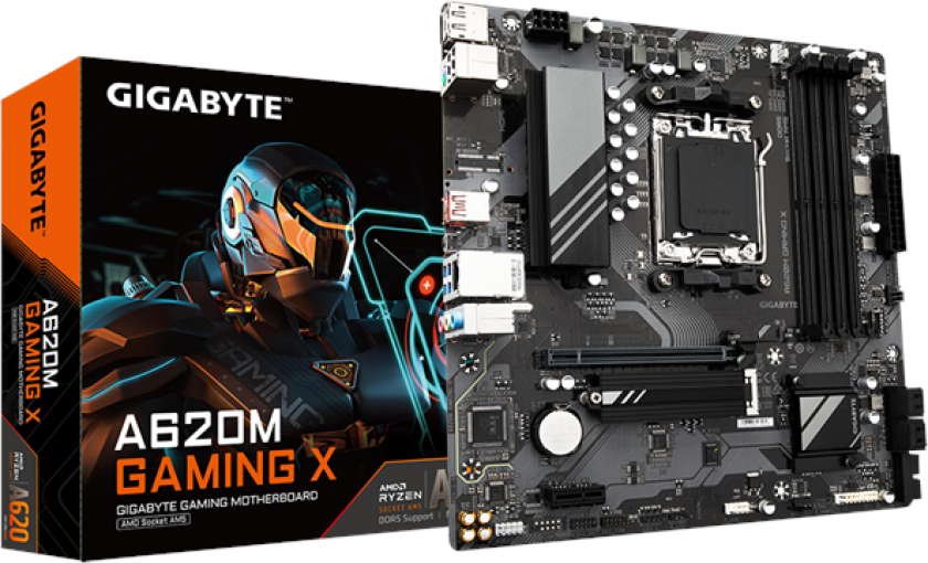 A620M GAMING X Hovedkort - AMD A620 - AMD AM5 socket - DDR5 RAM - Micro-ATX