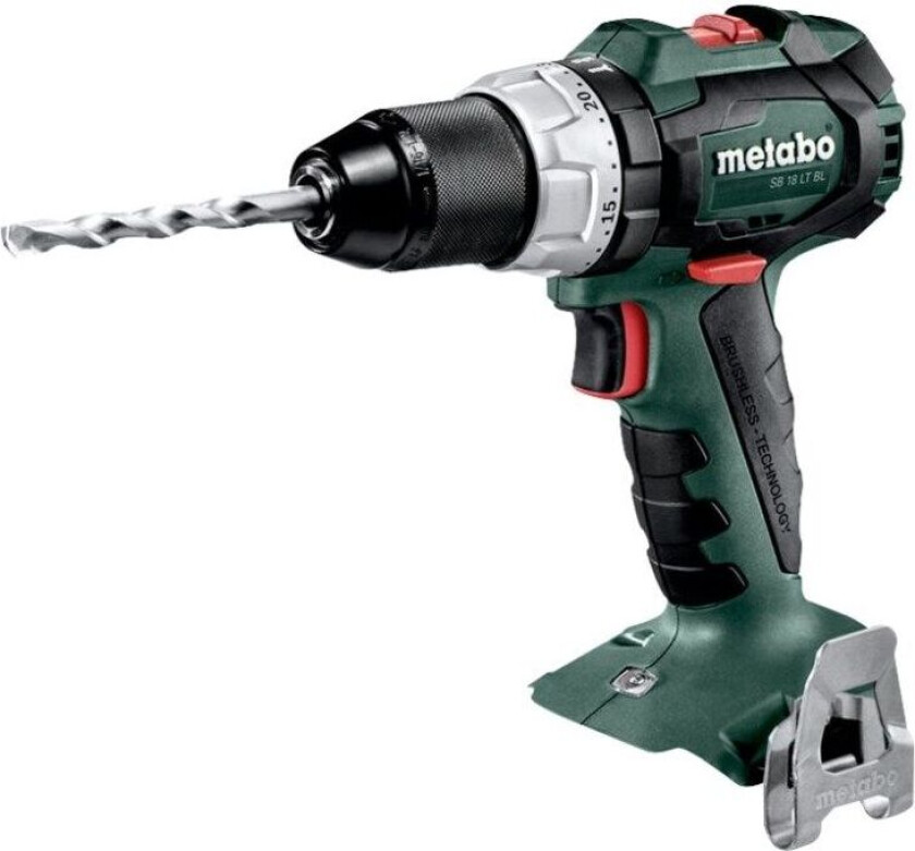 SB 18 LT BL - Hammerbor - trådløs - 2 hastigheter - nøkkelfri borhylse 13 mm - 60 N·m - uten batteri - 18 V - Uten batteri og opplader