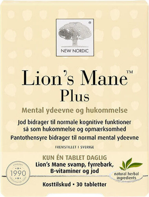 Lion s Mane Plus - 30 Tabletter