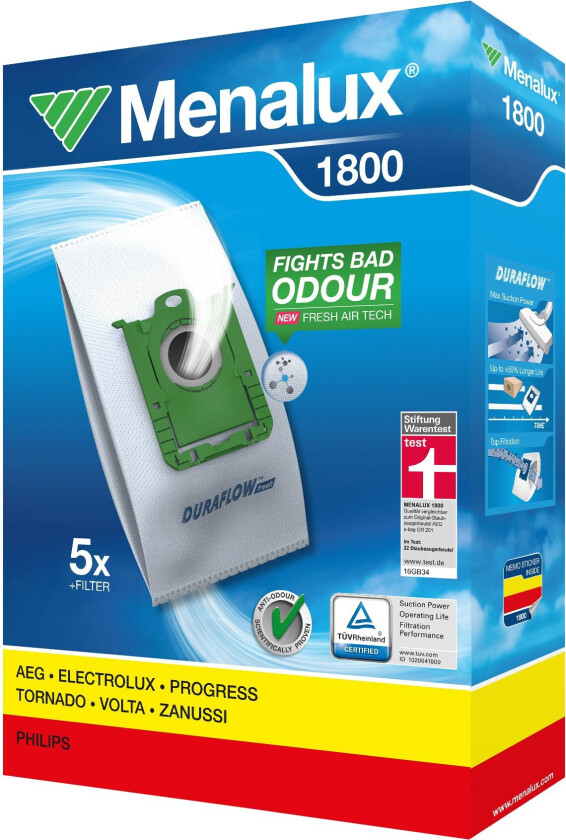 Vacuum Cleaner Bags 1800 Synthet 1800 5 pcs + filter