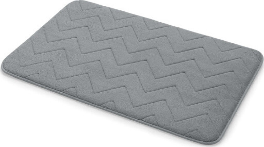 Mousse badematte, 50x80 cm, grå