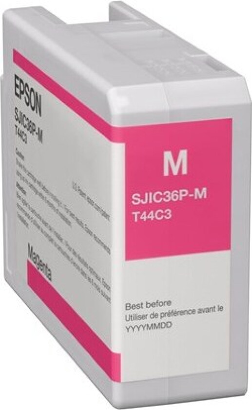 SJIC36P(M) - magenta - original - ink cartridge - Blekkpatron Rød