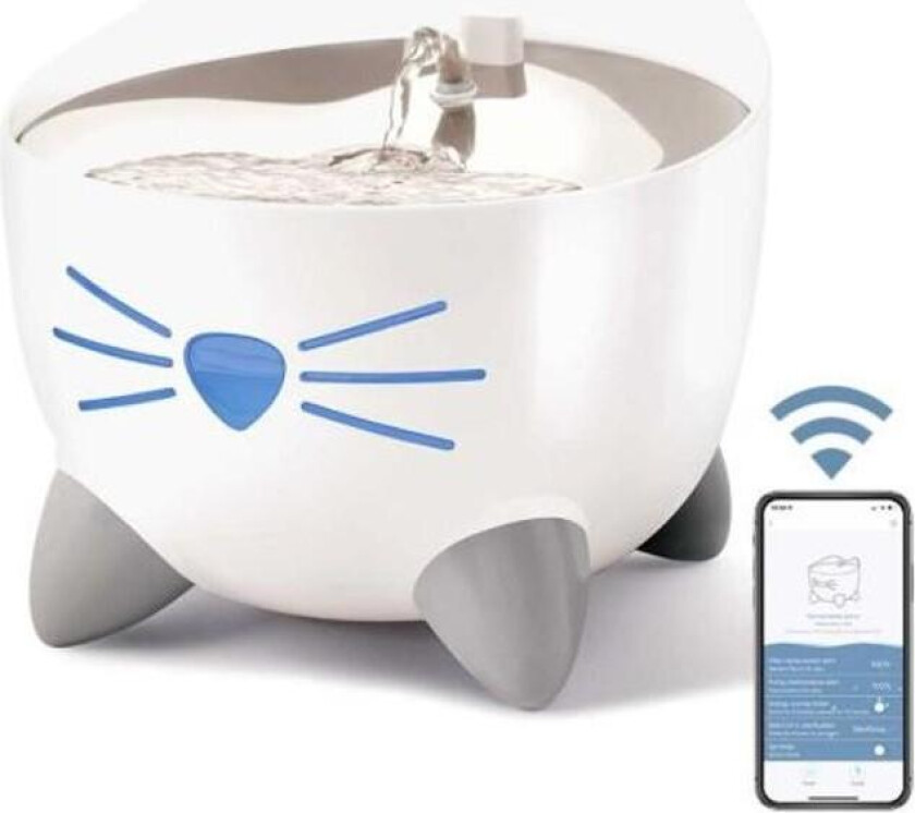 PIXI Smart Fountain Drikkefontene, 2,5 liter