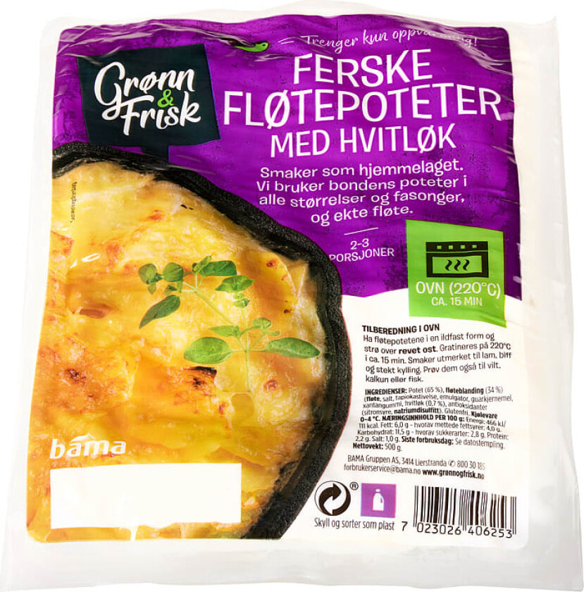 Fløtepotet m/Hvitløk 500g