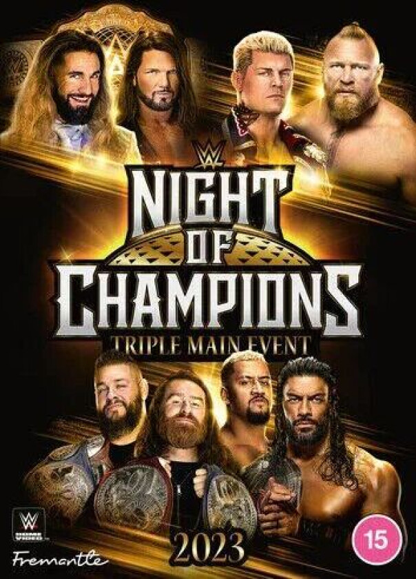 WWE: Night of Champions 2023 DVD (2023) Cody Rhodes Cert 15 Region 2