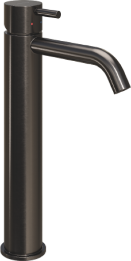 Skule Slett Høy Servantbatteri Blyantpenn Svart