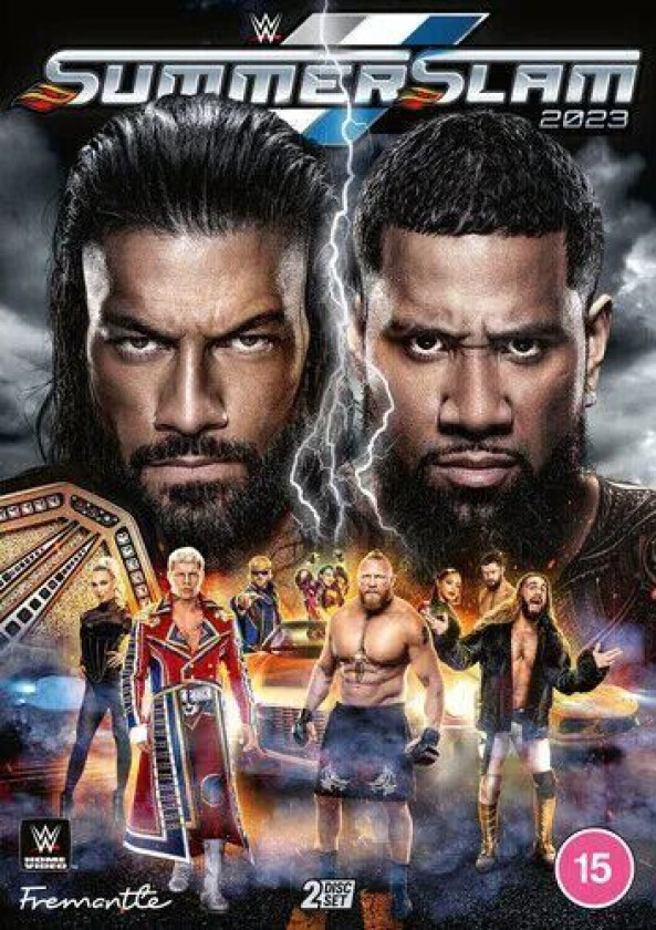 WWE: Summerslam 2023 DVD (2023) Roman Reigns Cert 15 2 Discs Region 2