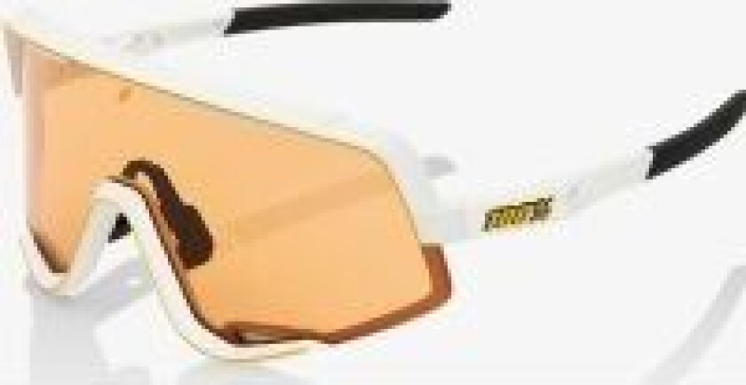 100% Okulary Glendale Soft Tact Off White Persimmon Lens