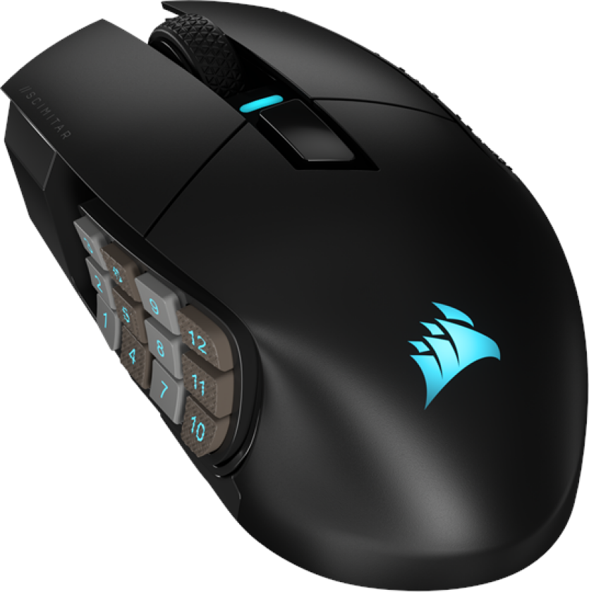 Corsair Scimitar Elite Wireless Mmo Gaming Mus