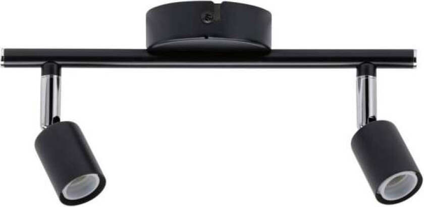 Carolina, Overflateegnet, GU10, 2 ampuller, Antrasitt, Kromfarget