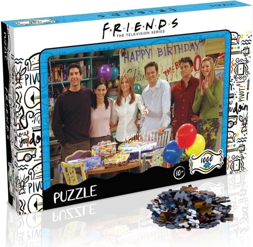 Winning Moves Puzzle 1000 brikker Friends Birthday