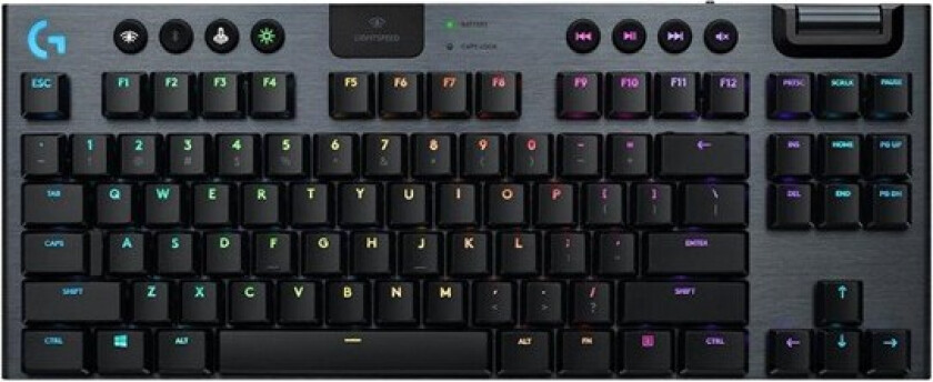 G915 Tkl Tenkeyless Lightspeed Wireless Rgb Mechanical Gaming Keyboard Trådløs Us International Tastatur