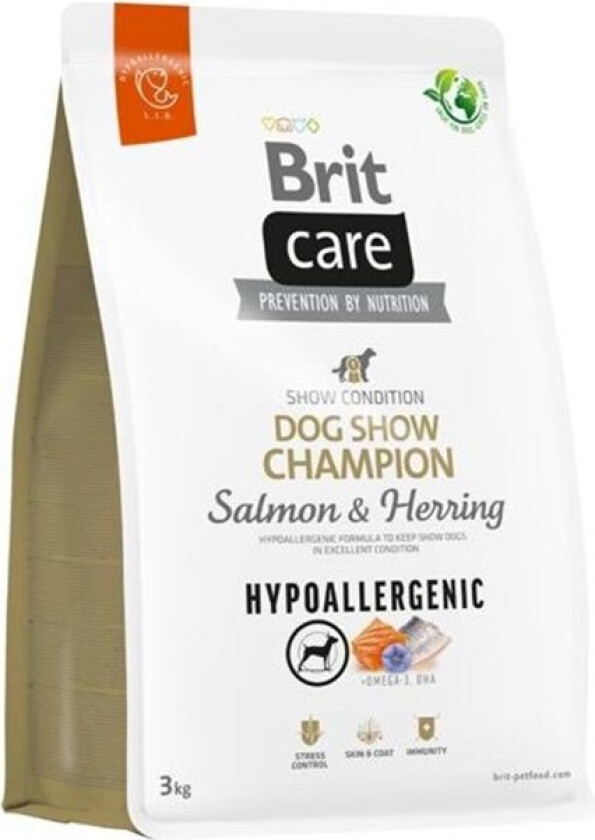 Brit Care Dog Hypoallergenic Dog Show Champion (3 kg)