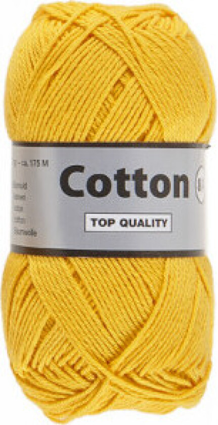 Lammy Cotton 8/4 Garn 372 Gul
