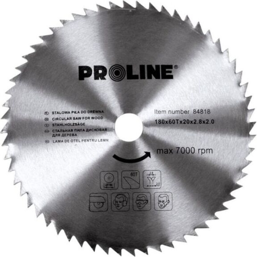 Pro-Line Wood sirkelsag 350 mm 60 tenner (84835)