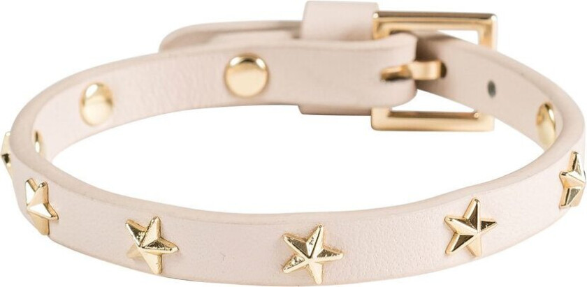 DARK Leather Star Stud Bracelet Mini Sand